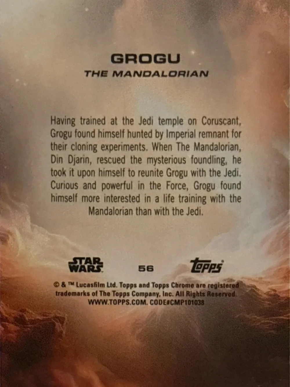Topps Star Wars Chrome Grogu - Picture 2 of 2